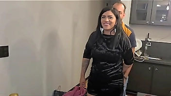 A game between friends turns into a beautiful couple exchange - The brunette with the hairy pussy and the redhead with the pink pussy